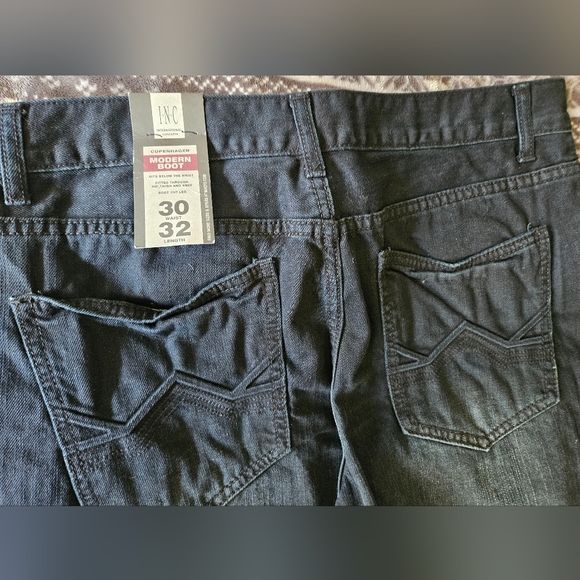 125) International Concepts men's black jeans 30 x 32 NWT - Picture 4 of 6